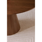 Otago Round 54In Dining Table Walnut Brown - 1630Living