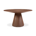 Otago Round 54In Dining Table Walnut Brown - 1630Living