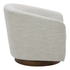 Oscy Swivel Chair Splashed White - 1630Living