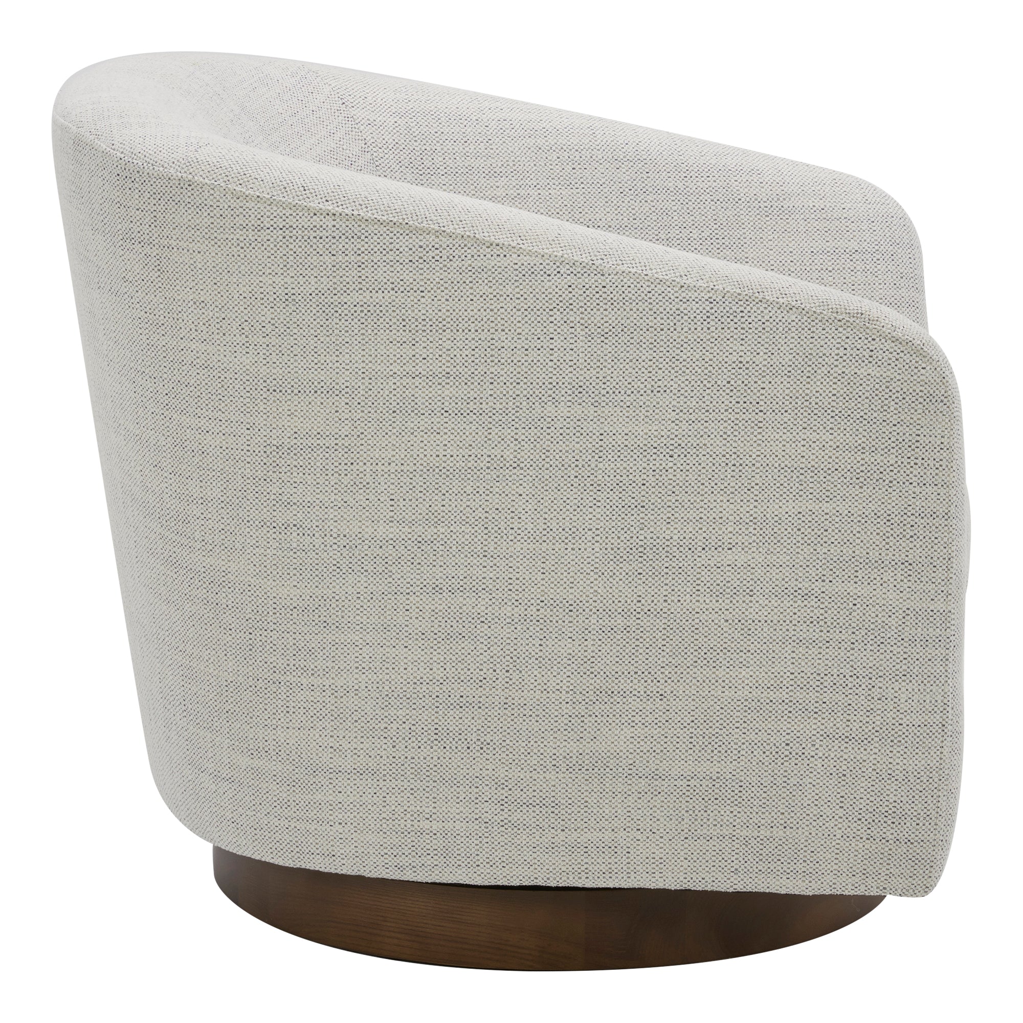 Oscy Swivel Chair Splashed White - 1630Living