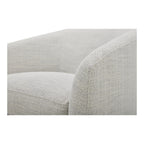 Oscy Swivel Chair Splashed White - 1630Living