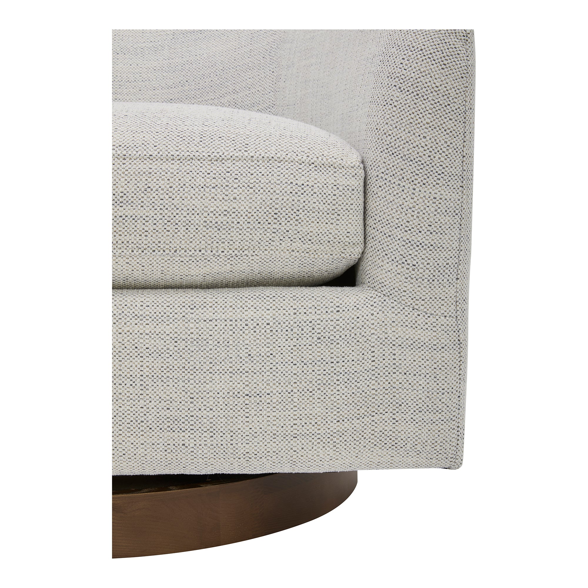Oscy Swivel Chair Splashed White - 1630Living