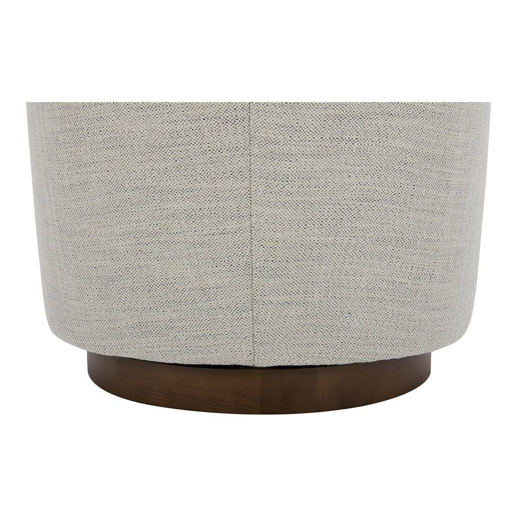 Oscy Swivel Chair Splashed White - 1630Living