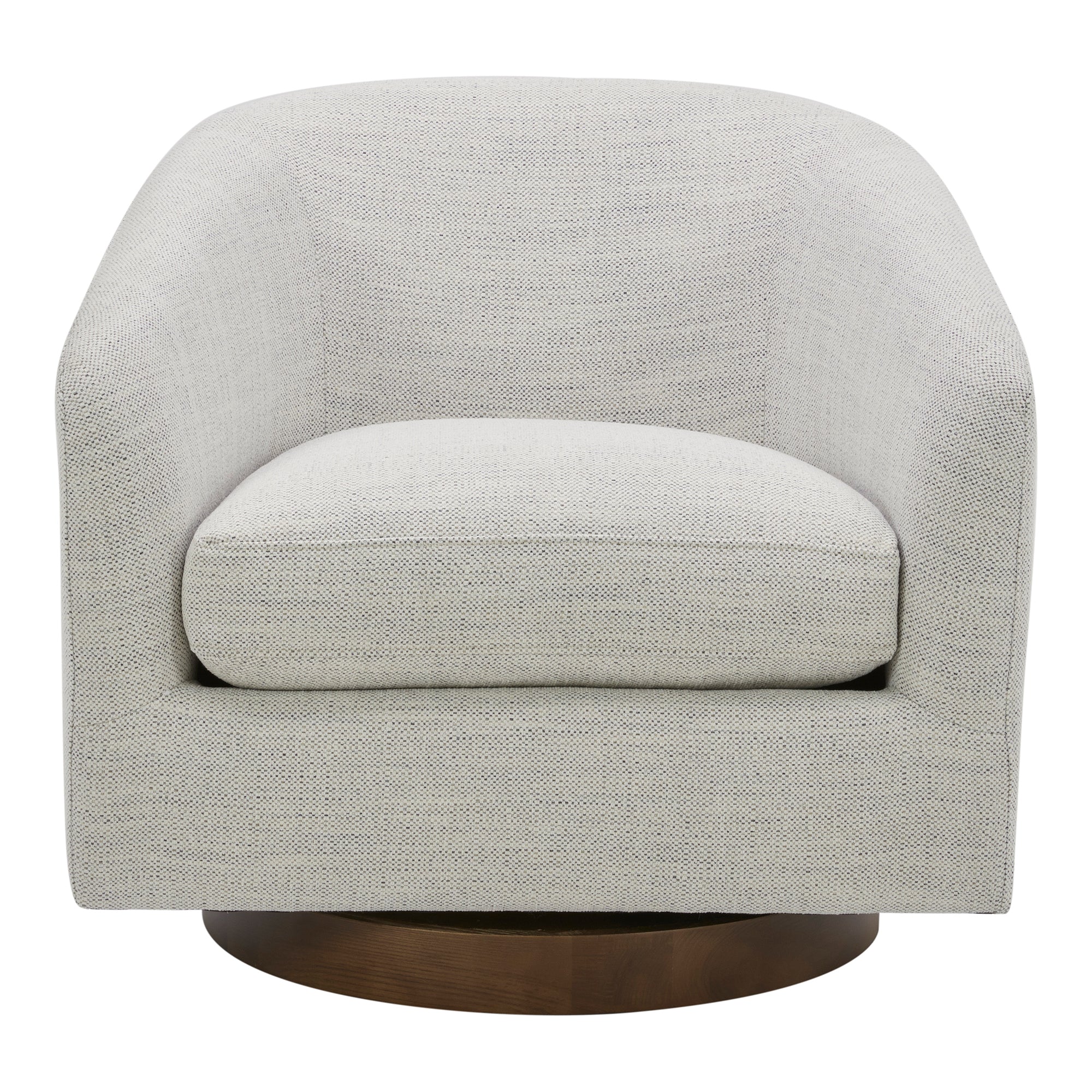 Oscy Swivel Chair Splashed White - 1630Living
