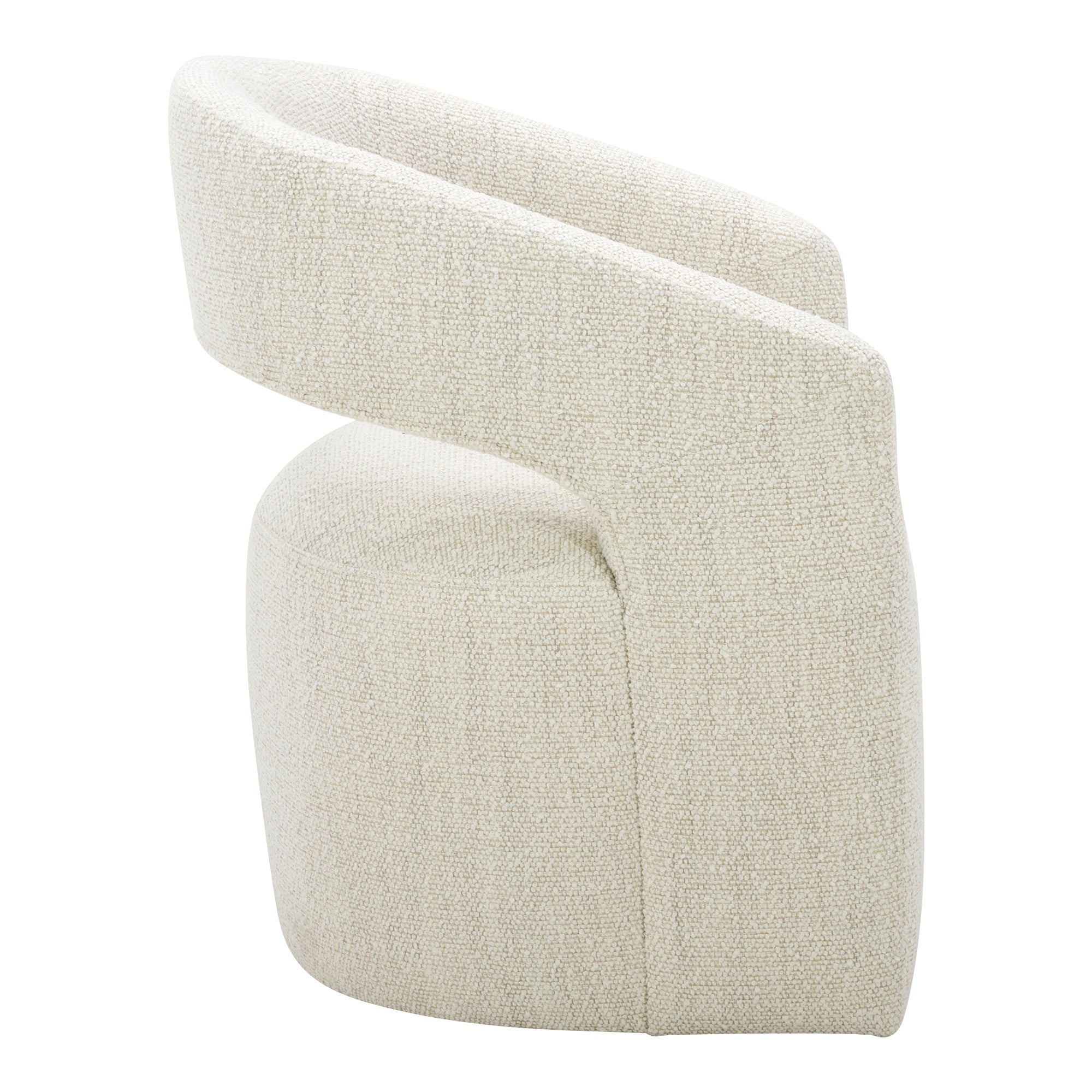 Barrow Rolling Dining Chair White Mist - 1630Living