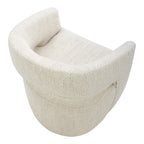 Barrow Rolling Dining Chair White Mist - 1630Living