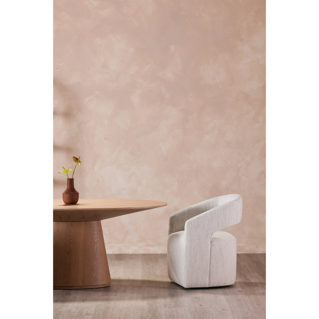Barrow Rolling Dining Chair White Mist - 1630Living