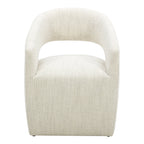 Barrow Rolling Dining Chair White Mist - 1630Living