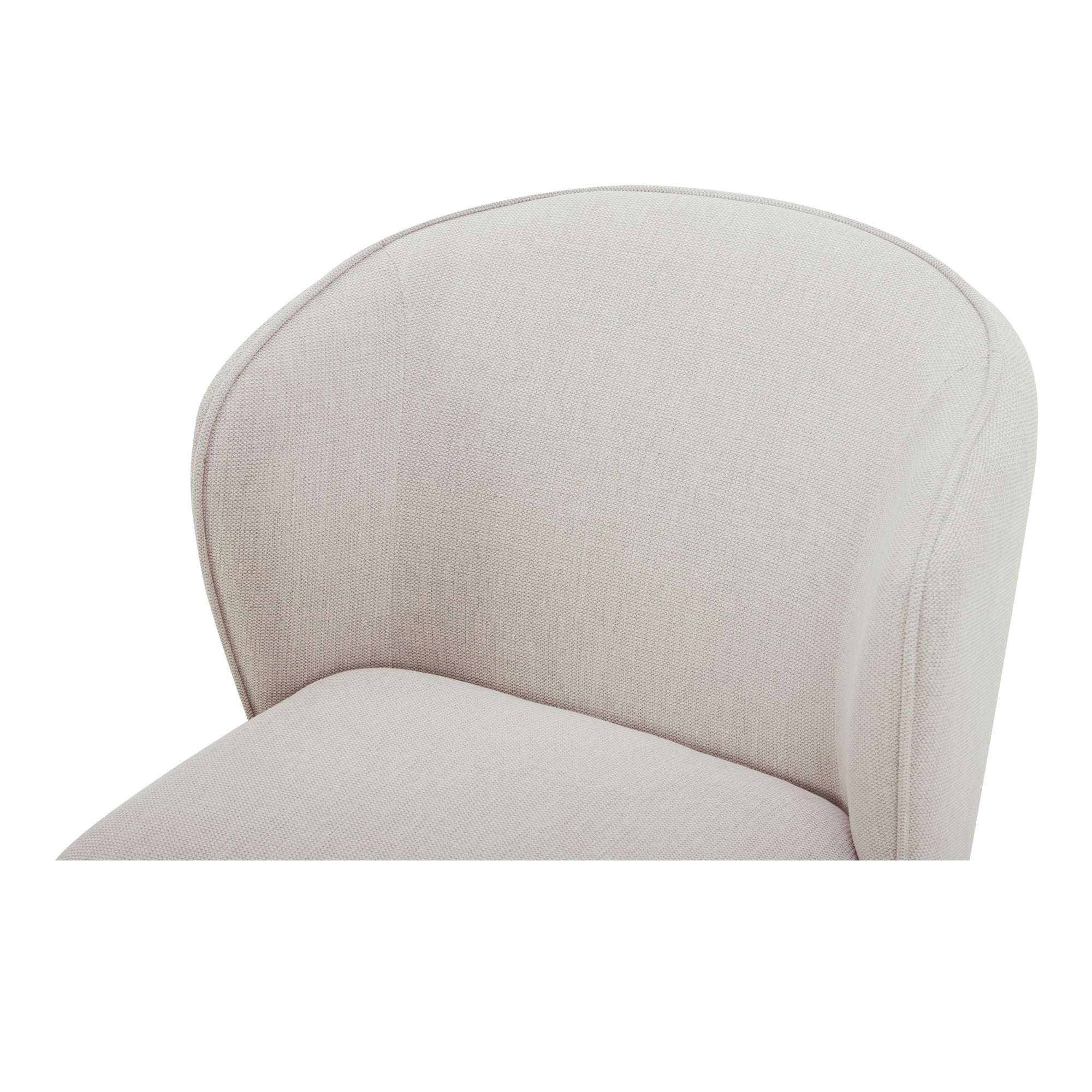 Larson Rolling Dining Chair Heather Grey - 1630Living