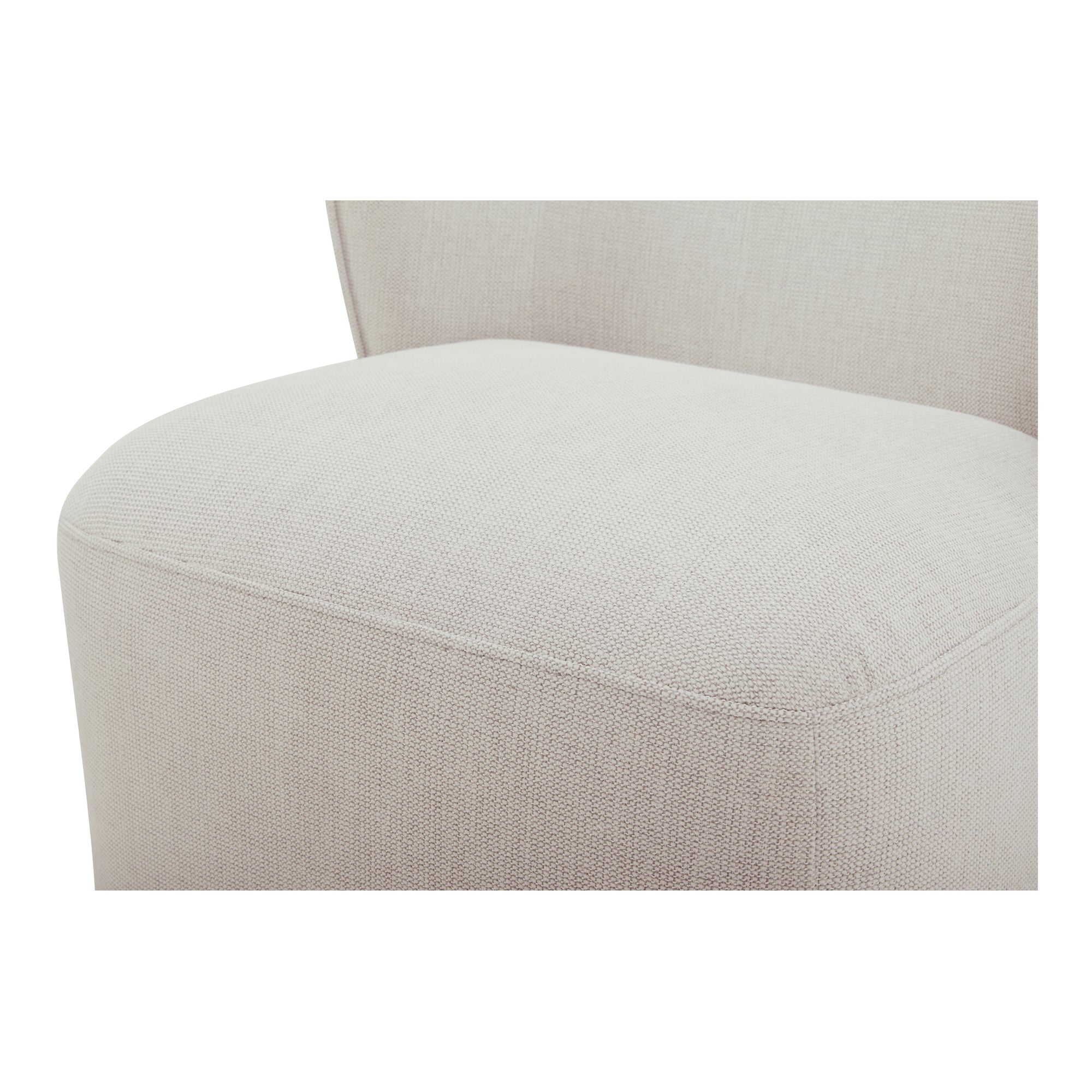 Larson Rolling Dining Chair Heather Grey - 1630Living