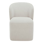 Larson Rolling Dining Chair Heather Grey - 1630Living