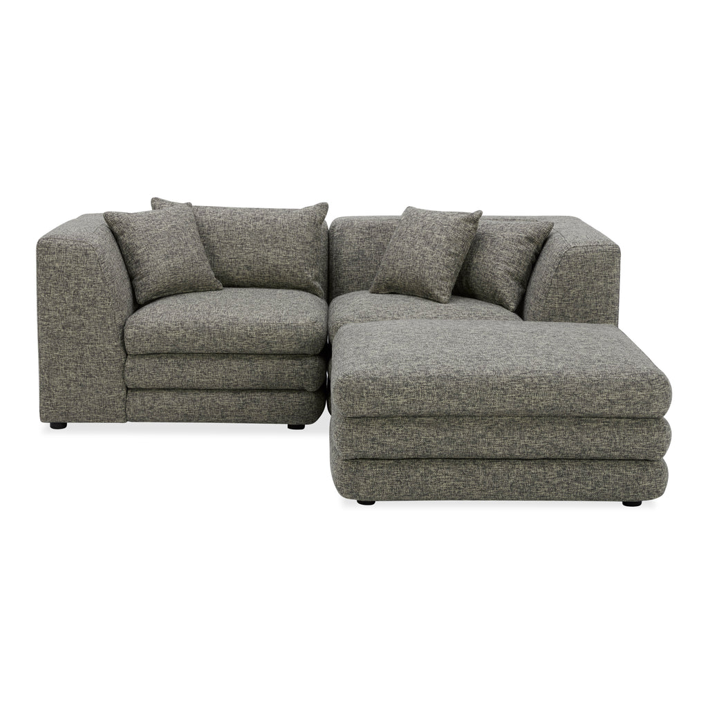 Lowtide Nook Modular Sectional Stone Tweed - 1630Living
