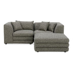 Lowtide Nook Modular Sectional Stone Tweed - 1630Living