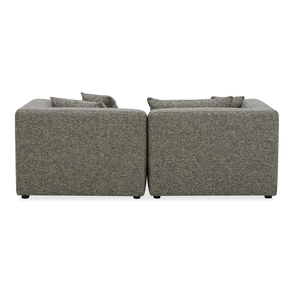 Lowtide Nook Modular Sectional Stone Tweed - 1630Living