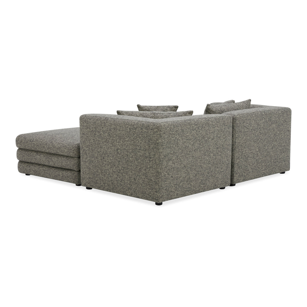 Lowtide Nook Modular Sectional Stone Tweed - 1630Living