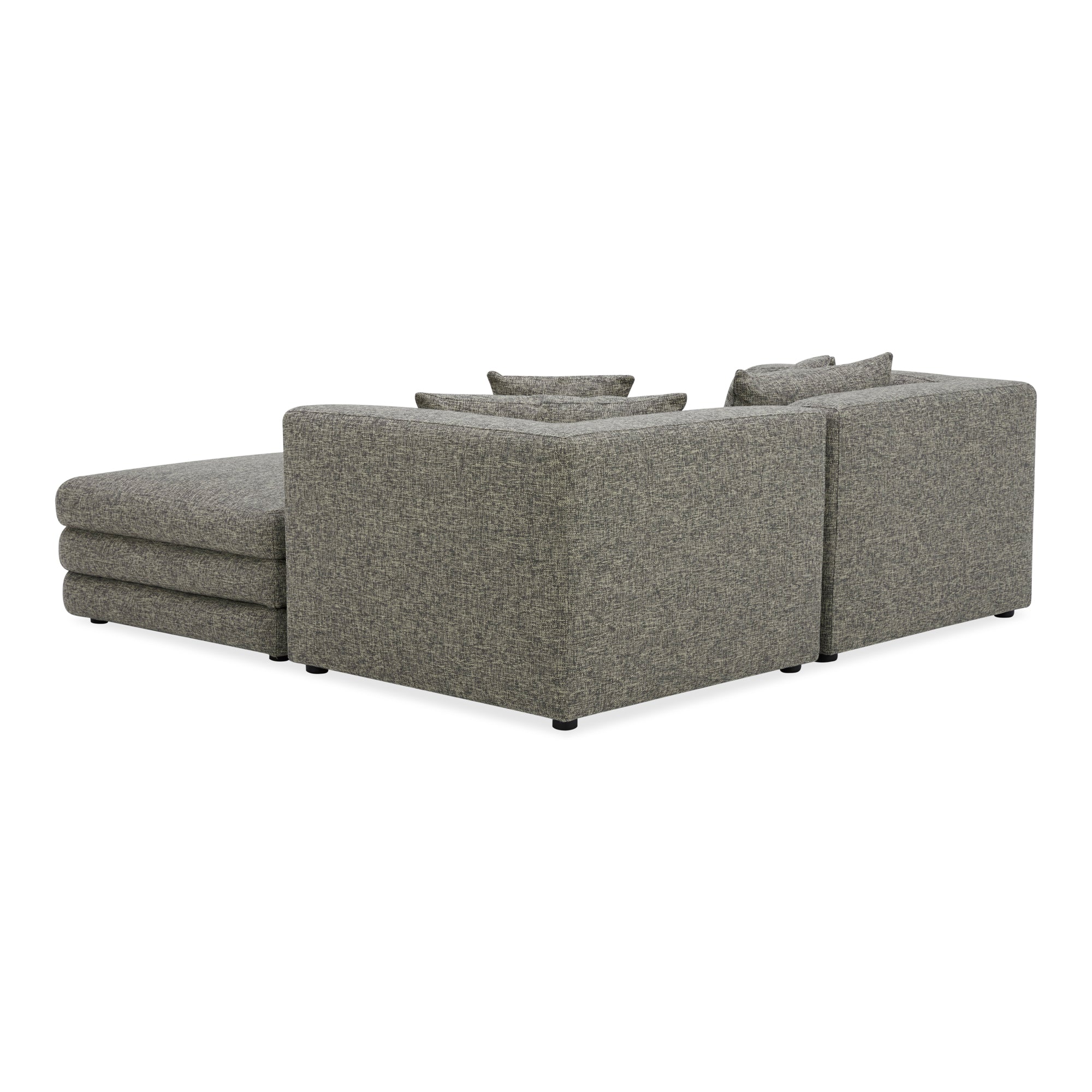 Lowtide Nook Modular Sectional Stone Tweed - 1630Living