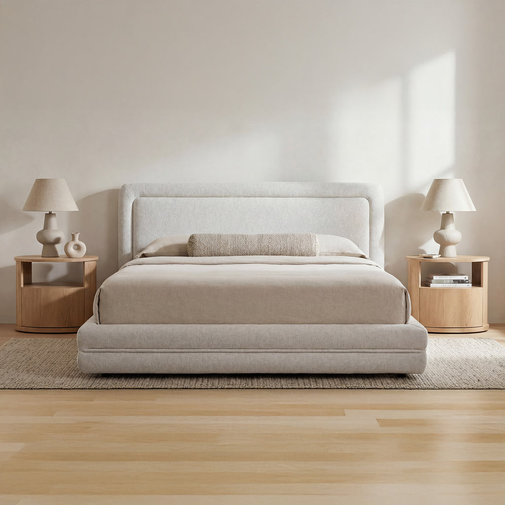 Tory Queen Bed Pebble - 1630Living