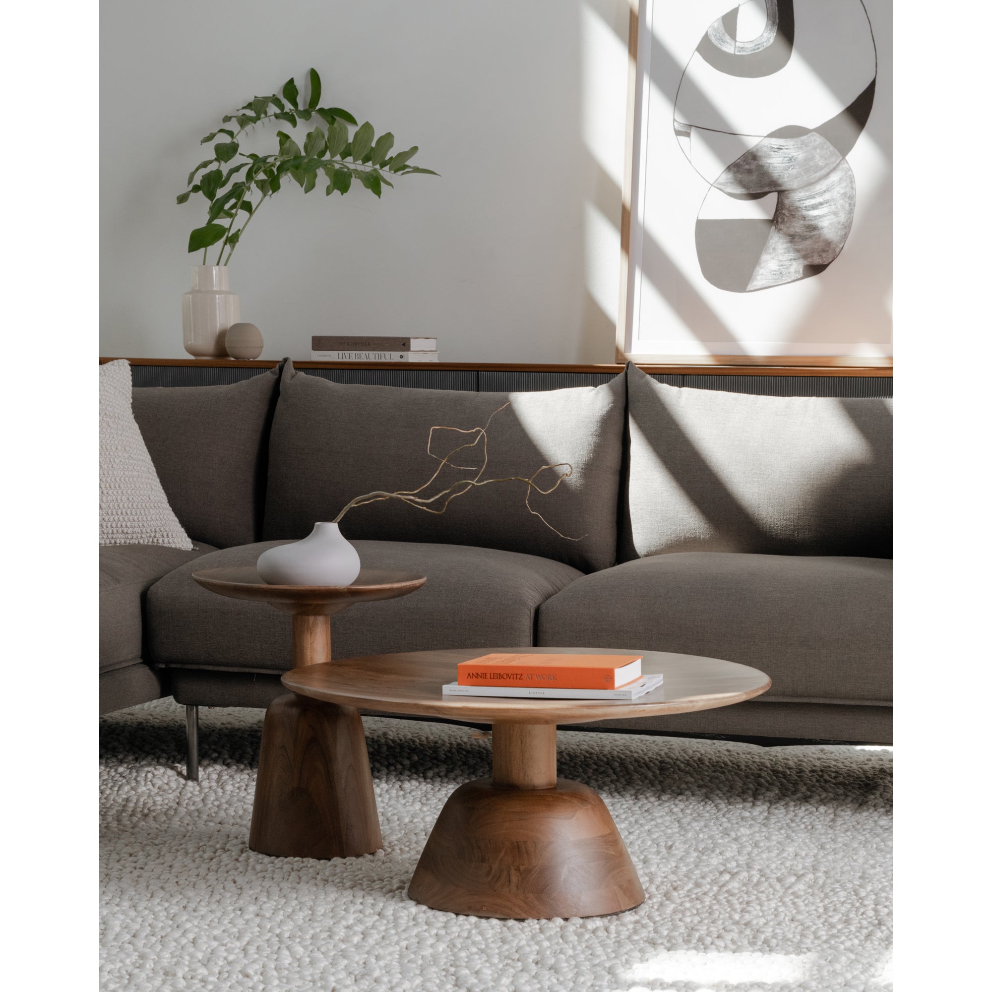 Nels Coffee Table Dark Brown - 1630Living