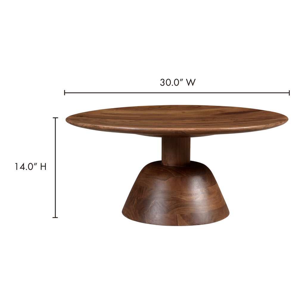 Nels Coffee Table Dark Brown - 1630Living