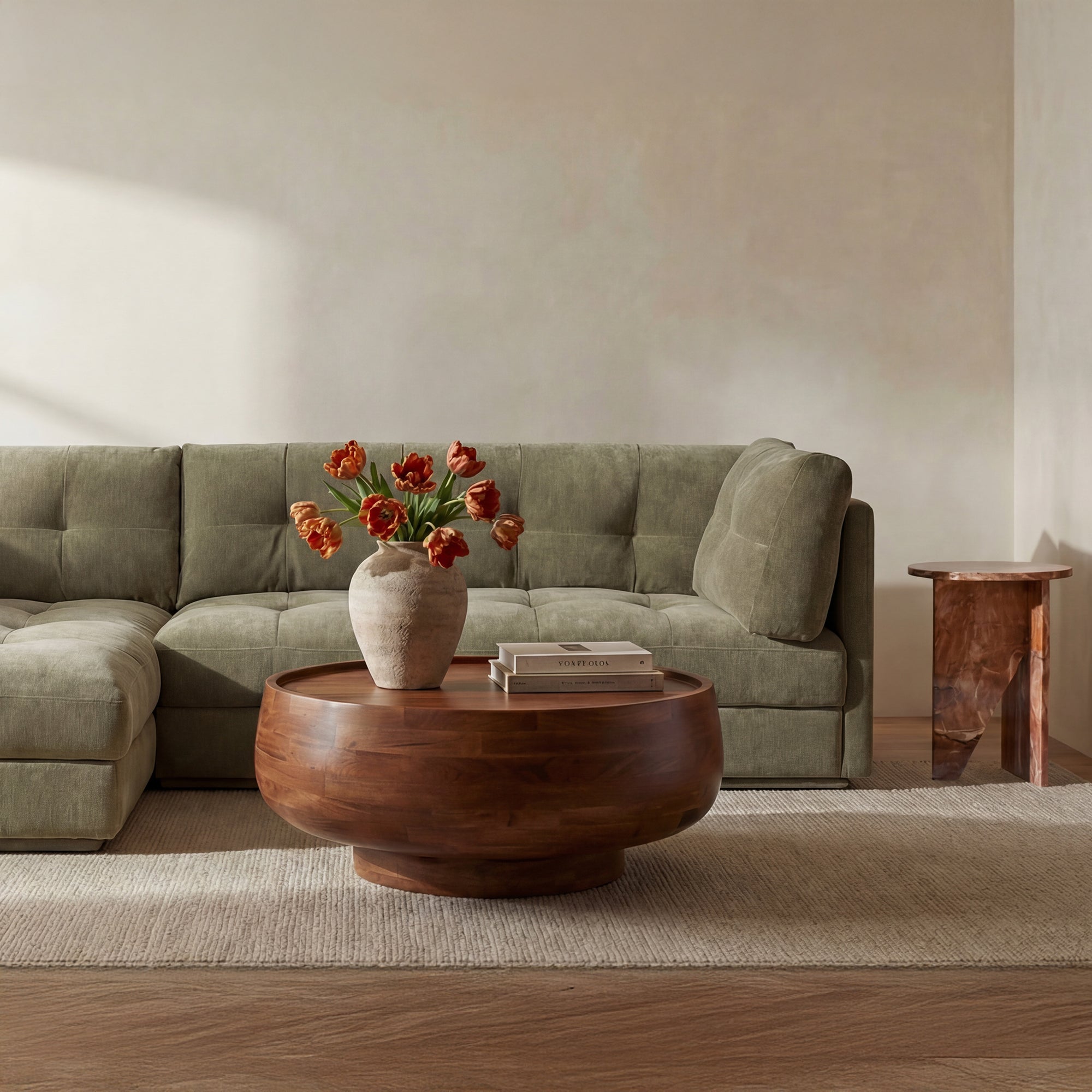 Wade Storage Coffee Table Natural - 1630Living
