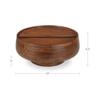 Wade Storage Coffee Table Natural - 1630Living
