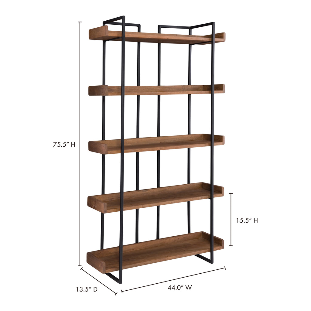 Vancouver Bookshelf Small Light Brown - 1630Living