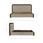 Bower King Bed Brown - 1630Living