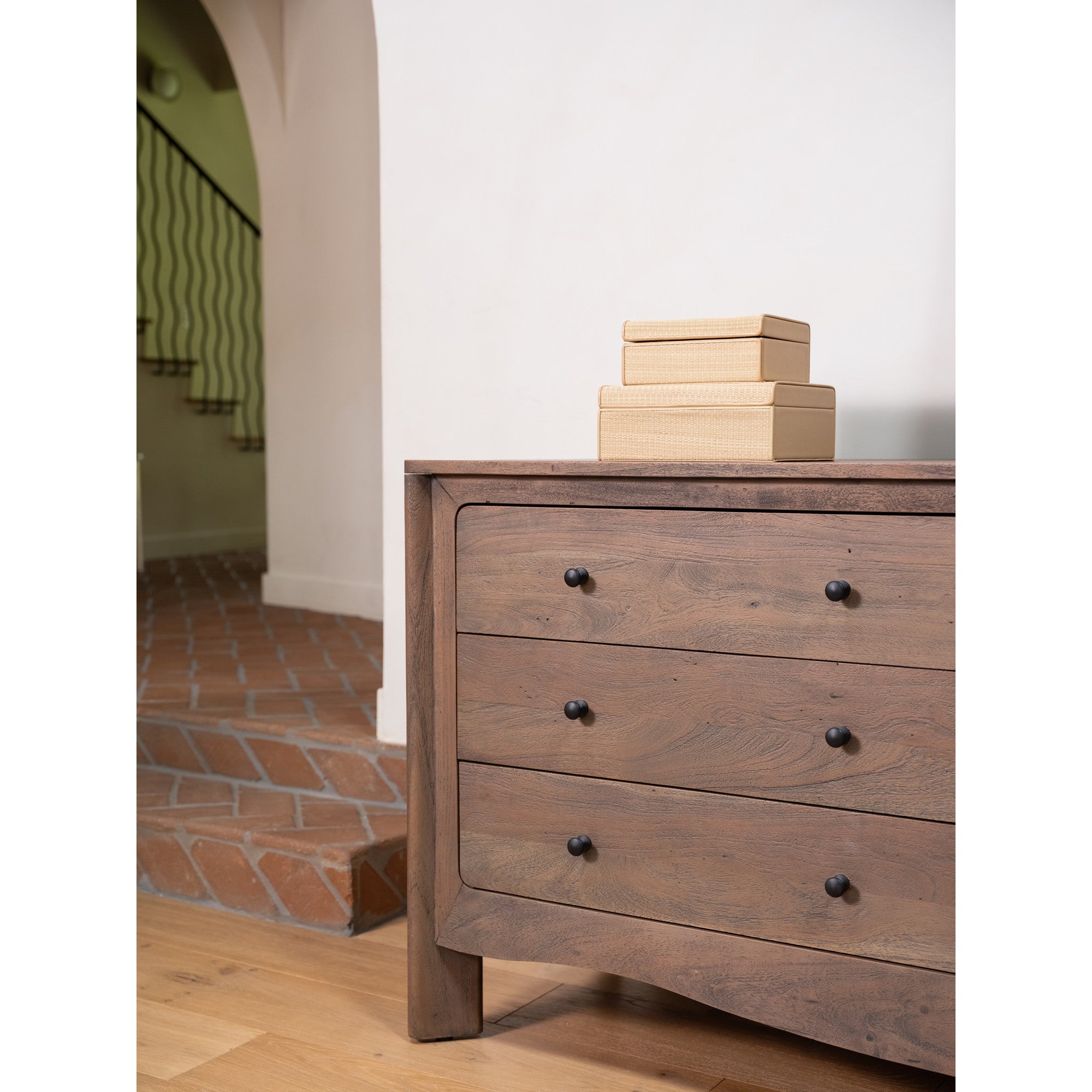 Mabel 6 Drawer Dresser Dark Brown - 1630Living
