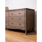 Mabel 6 Drawer Dresser Dark Brown - 1630Living