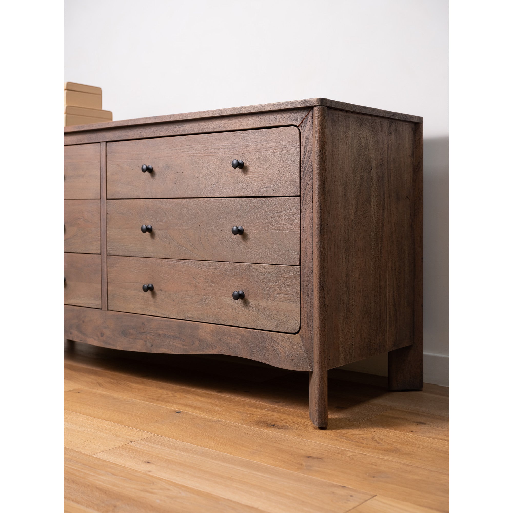 Mabel 6 Drawer Dresser Dark Brown - 1630Living
