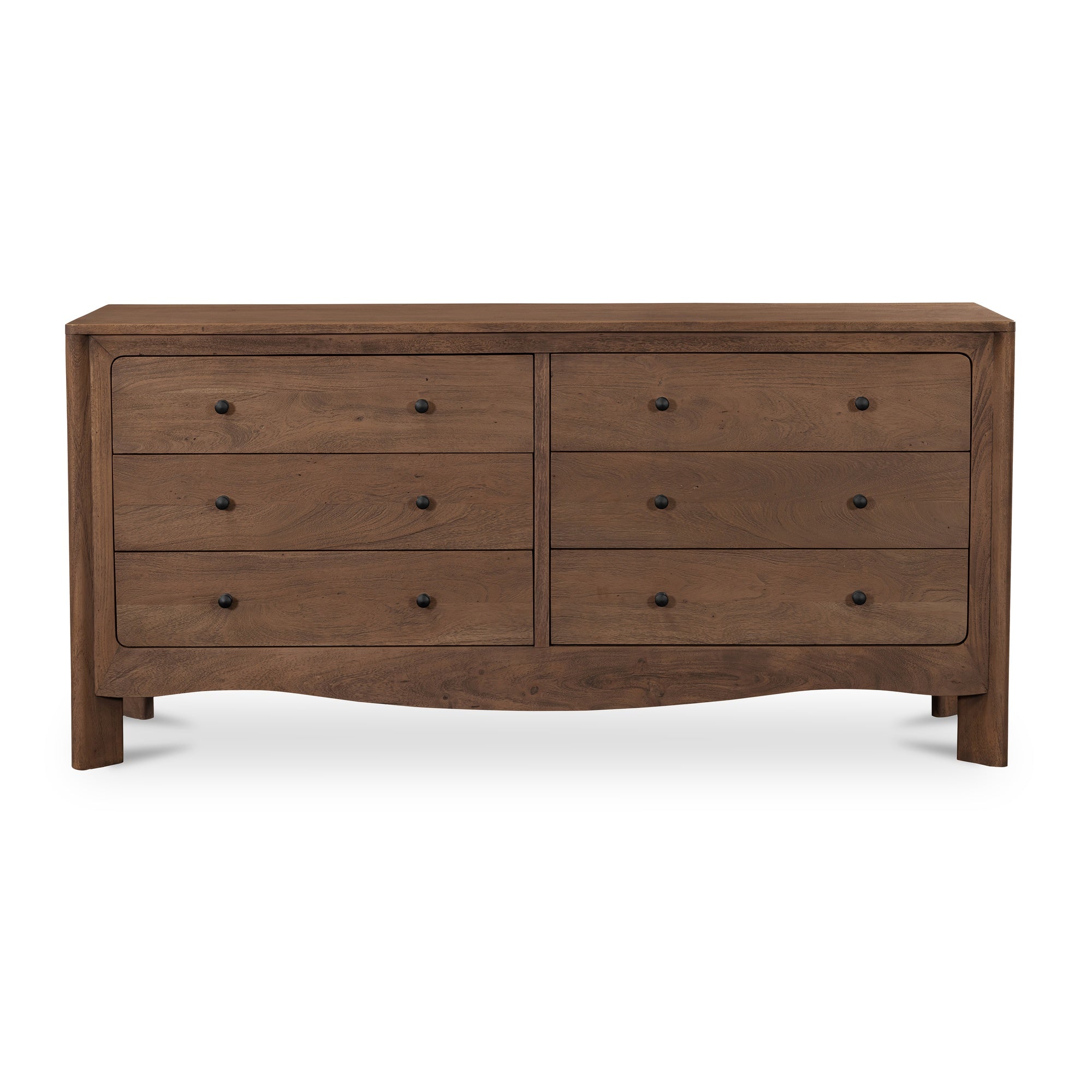 Mabel 6 Drawer Dresser Dark Brown - 1630Living