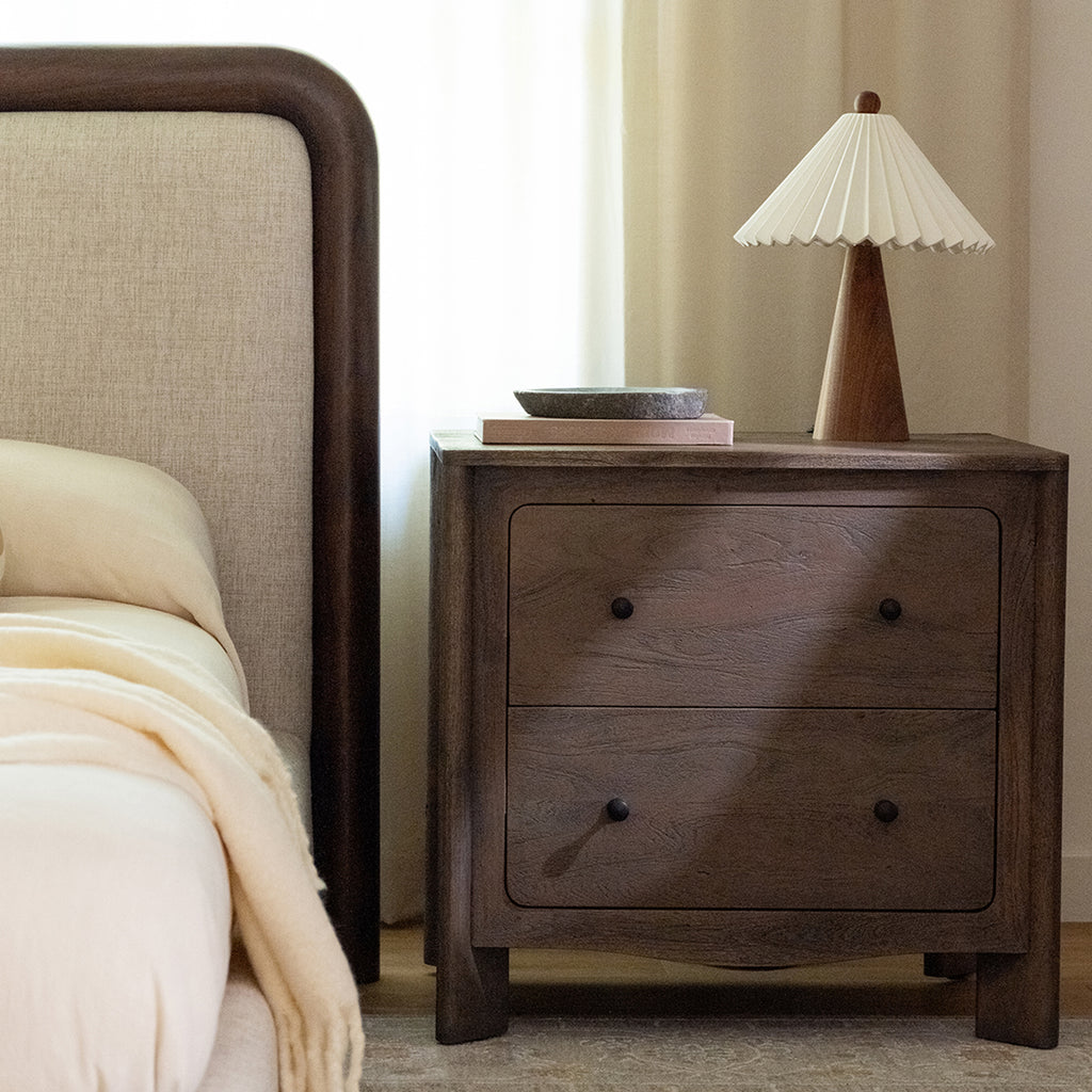 Mabel Nightstand Dark Brown - 1630Living