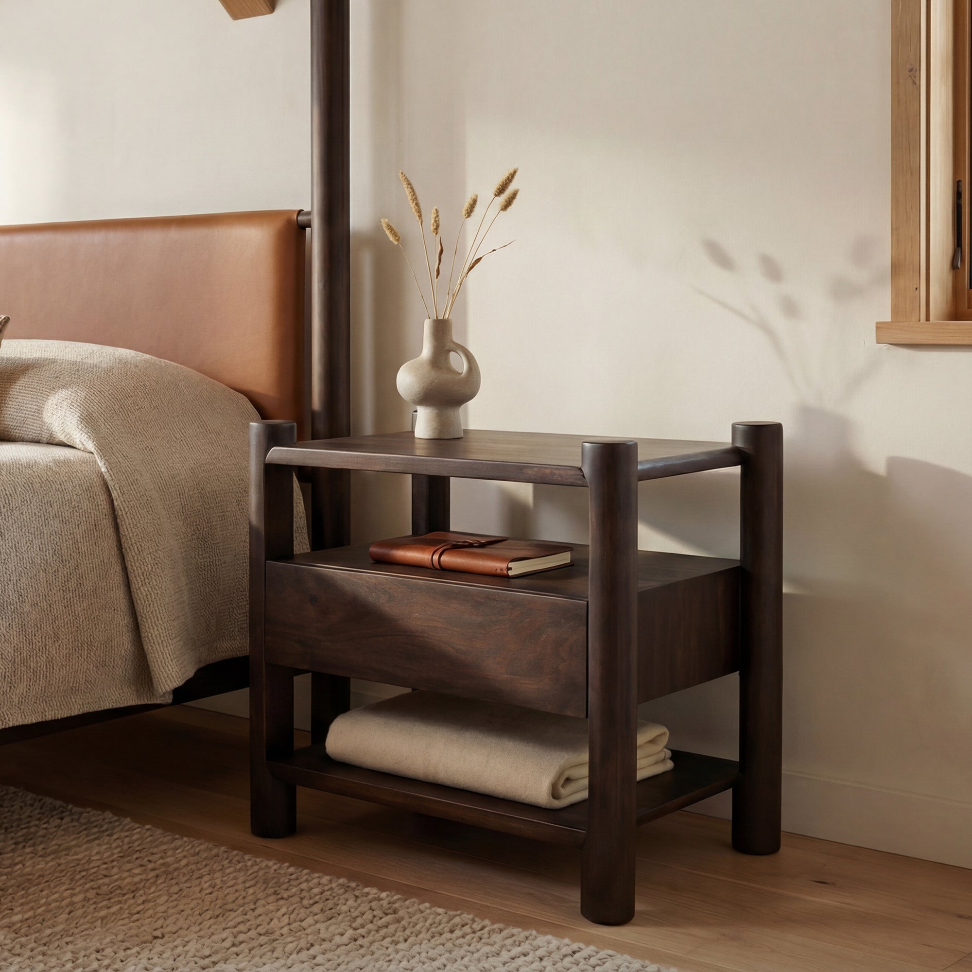 Devin Nightstand Brown - 1630Living