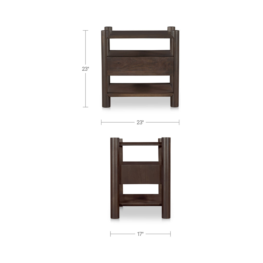 Devin Nightstand Brown - 1630Living