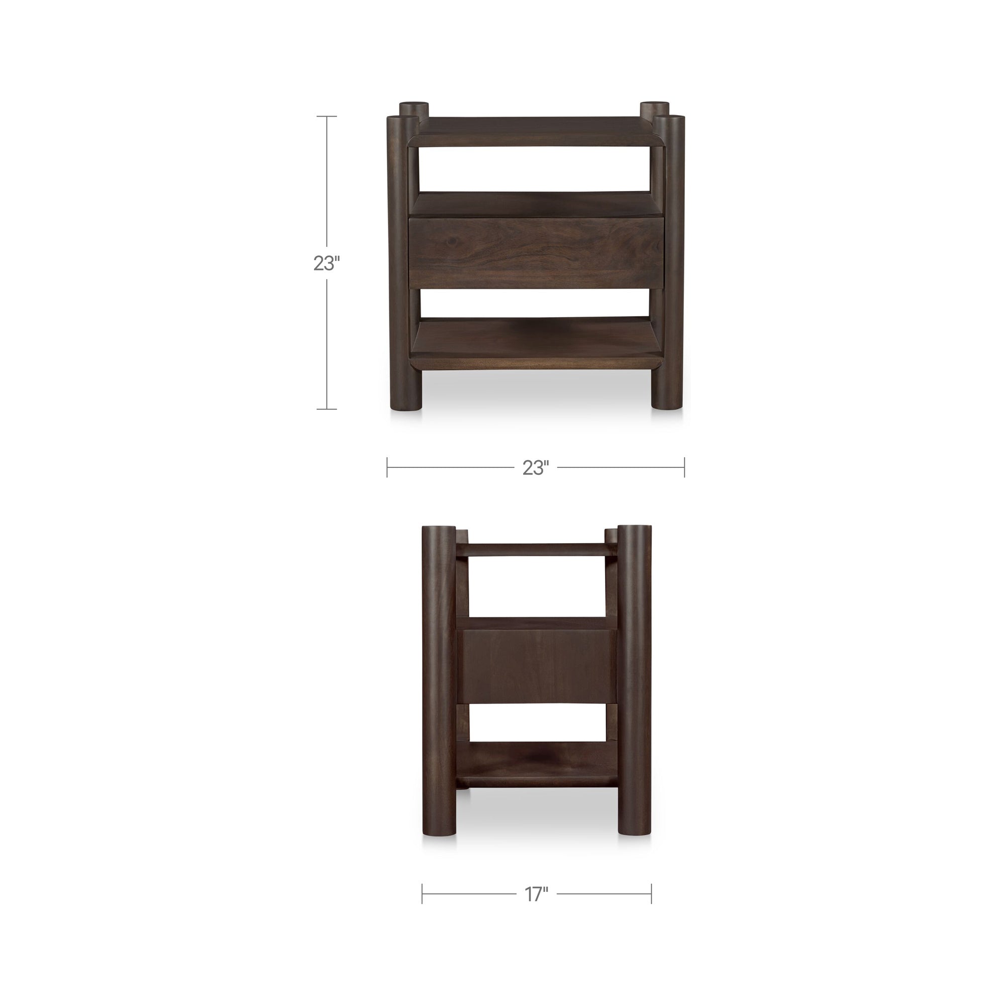 Devin Nightstand Brown - 1630Living