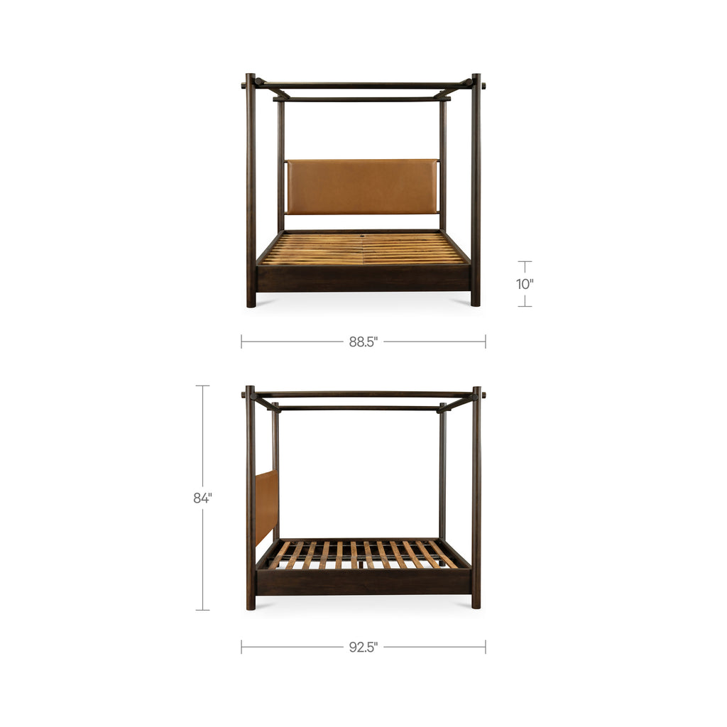 Devin Bed King Brown - 1630Living