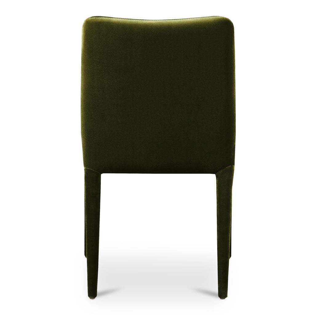 Calla Dining Chair Green Velvet - Set Of Two - 1630Living