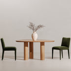 Calla Dining Chair Green Velvet - Set Of Two - 1630Living