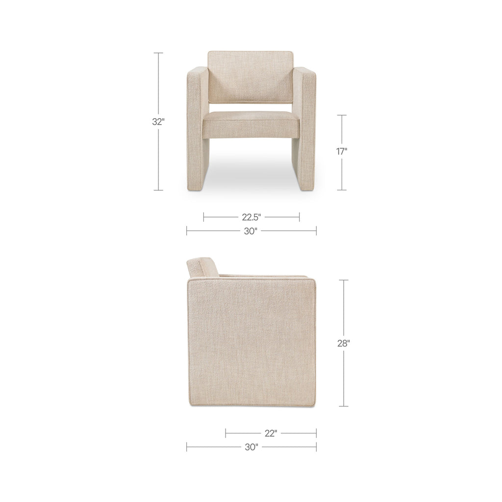 Harris Accent Chair Oat - 1630Living