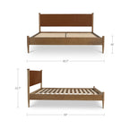 Crosby King Bed Brown - 1630Living