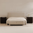Ichigo King Bed Light Grey - 1630Living
