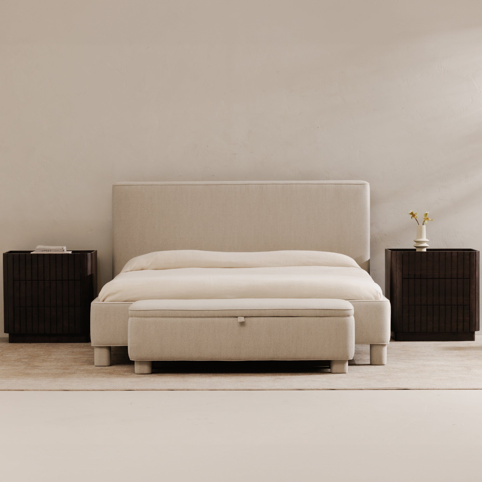 Ichigo King Bed Light Grey - 1630Living