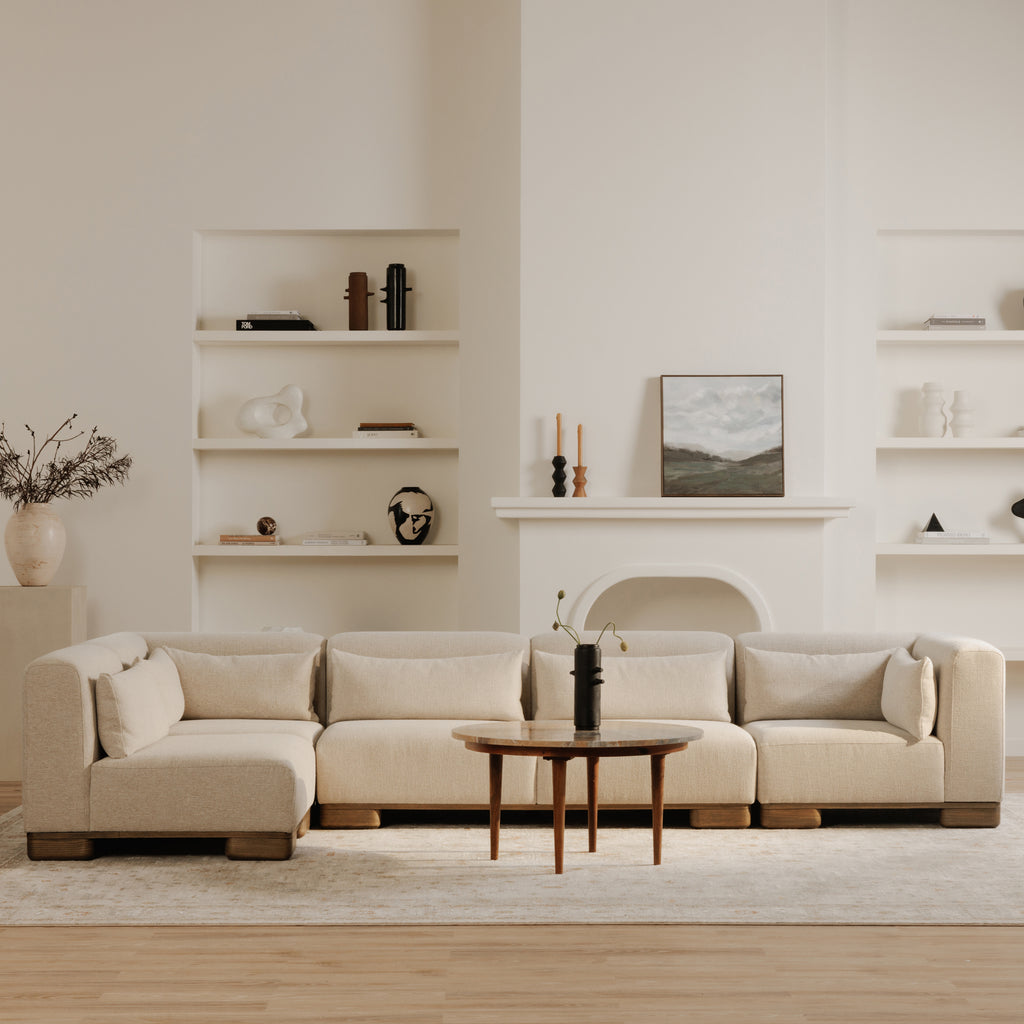 June Sofa Oatmeal - 1630Living