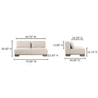 June Sofa Oatmeal - 1630Living