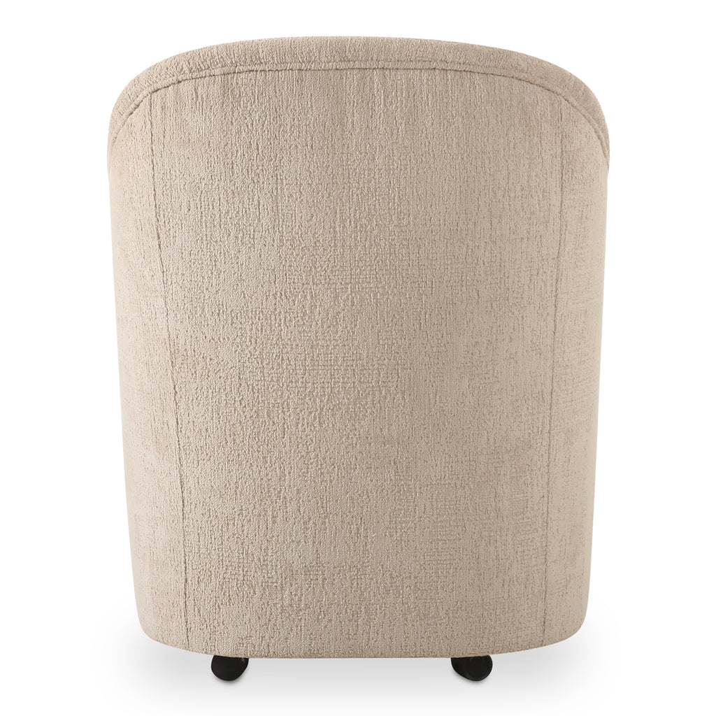 Drava Rolling Dining Chair Beige - 1630Living
