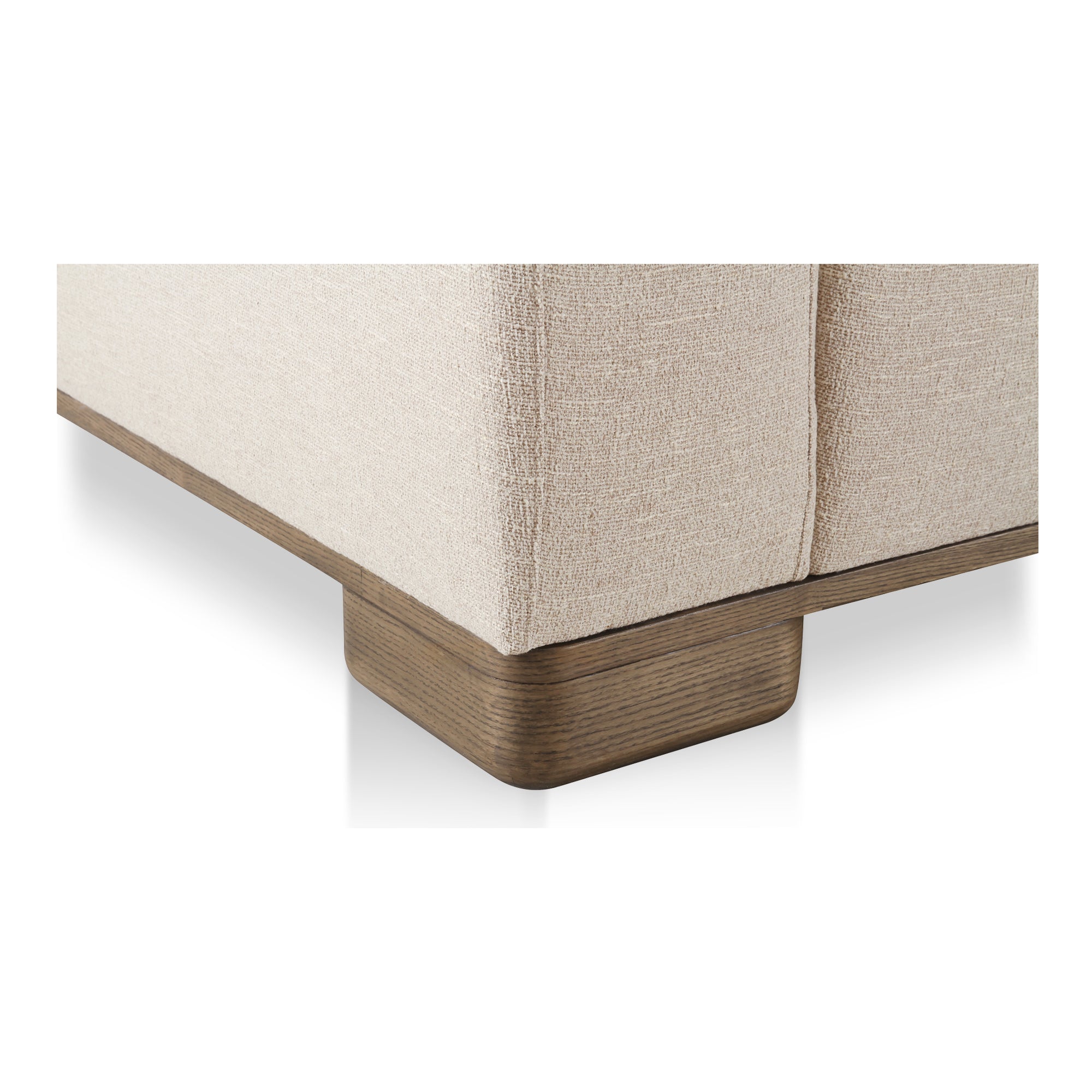 June Classic L - Shaped Modular Sectional Oatmeal - 1630Living