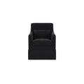 Lydia Slipcover Dining Chair Black - 1630Living