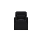 Lydia Slipcover Dining Chair Black - 1630Living