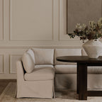 Fable Slipcover Dining Slipper Chair Beige - 1630Living