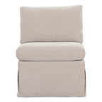 Fable Slipcover Dining Slipper Chair Beige - 1630Living